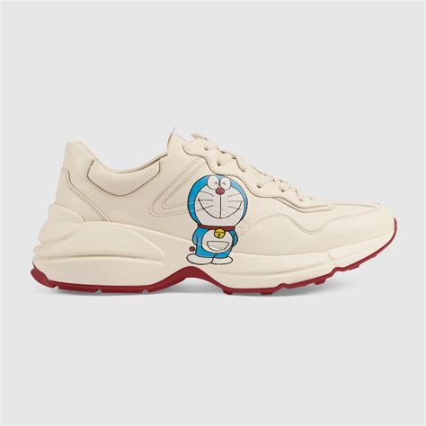 doraemon gucci sneaker|Gucci Doraemon rhyton white.